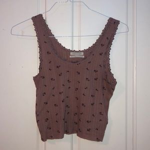 UO flower lace tank